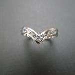 Wedding Ring with White Sap..