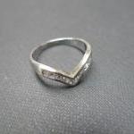Wedding Ring with White Sap..
