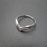 Wedding Ring with White Sap..