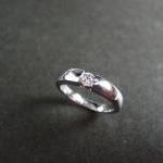 Wedding Ring with 0.15ct Br..