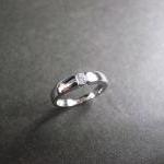 Wedding Ring with 0.15ct Br..