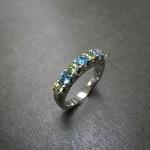 Blue Topaz and Peridot Wedd..