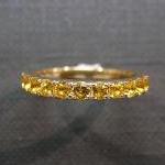 Yellow Sapphire Wedding Rin..
