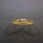 Yellow Sapphire Wedding Rin..