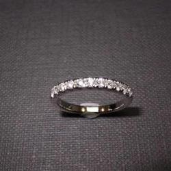 Wedding Diamond Ring in 14K White Gold